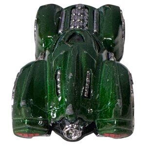 Green Batmobile CFK22‎ DC Comics ©2010 Hot Wheels Diecast Car